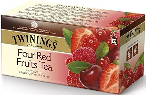 Twinings Four Red Fruits Flavoured Black Tea 50g. (2g.x25 Sachets)
