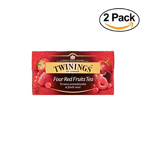 Twinings - Tè Negro - Four Red Fruits (50 Bolsas)