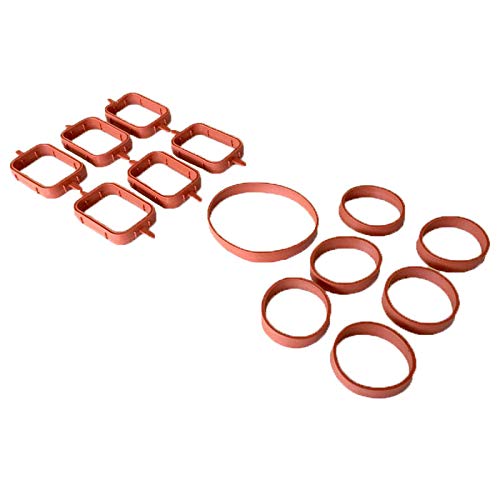 Twowinds - Kit ANULAR Mariposas del COLECTOR de Admisión (33mm) 6 Cilindros + 20 juntas. Evita la Averia Palomillas 330d 335d 530d 730d 535d X3 X5 X6