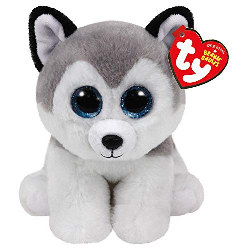 TY - Beanie Babies Buff, peluche husky, 15 cm (United Labels Ibérica 42183TY) , Modelos/colores Surtidos, 1 Unidad