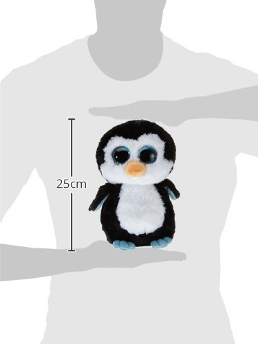 Ty Beanie Boos 36904 Waddles - Pingüino de peluche, 22 cm [importado de Alemania] , color/modelo surtido