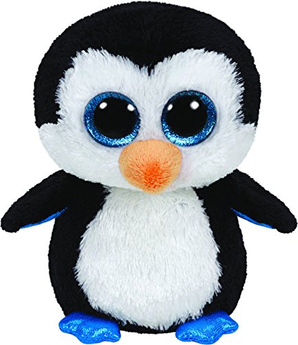 Ty Beanie Boos 36904 Waddles - Pingüino de peluche, 22 cm [importado de Alemania] , color/modelo surtido
