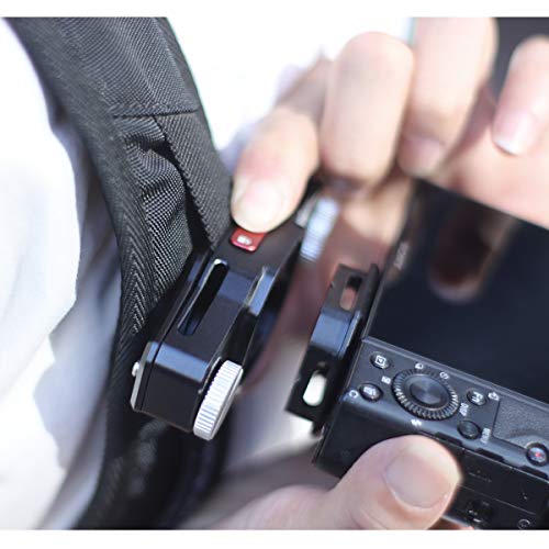 Ulanzi Claw Sistema de placa de liberación rápida en correa y cinturón para cámaras réflex digitales/cámara de acción