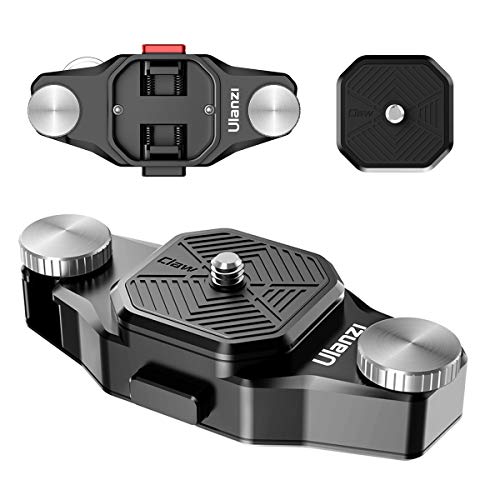Ulanzi Claw Sistema de placa de liberación rápida en correa y cinturón para cámaras réflex digitales/cámara de acción