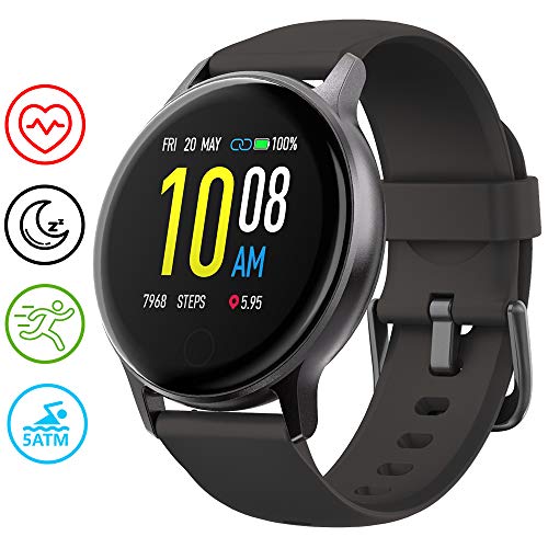 UMIDIGI Reloj Inteligente con Esfera Personalizada, Smartwatch para Hombres y Mujer con Monitor de Frecuencia Cardíaca, Resistente Al Agua hasta 5ATM, 14 Modos Deportivos