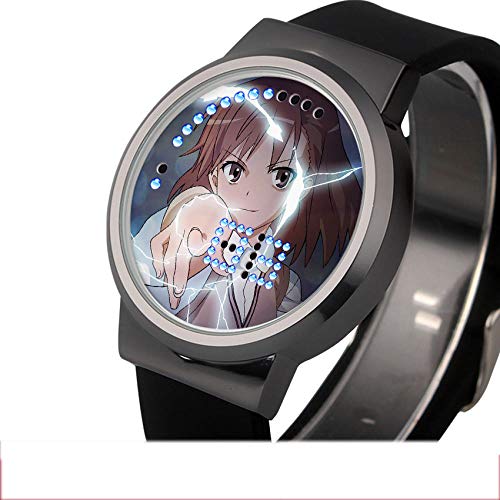 Un Reloj De Pistola Super-Electromagnético Científico Yu Mi Meiqin Hermana Hermana Pantalla Táctil Led Impermeable Anime De Reloj Luminoso Alrededor De @H