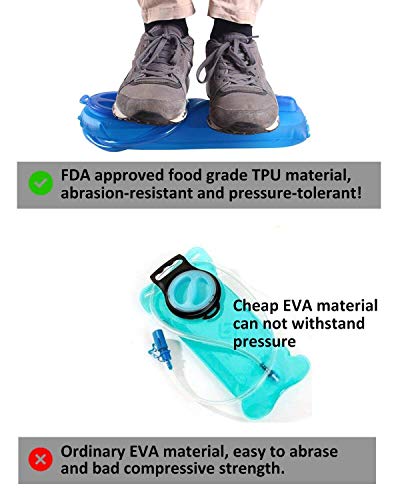 Unigear Bolsa De Agua para Mochila Hidratación 2/2.5/3L Depósito De Dgua Portátil TPU Libre de BPA Tubo Desmontable Apertura Grande Bolsa Hidratación para Ciclismo Senderismo Excursionismo Camping