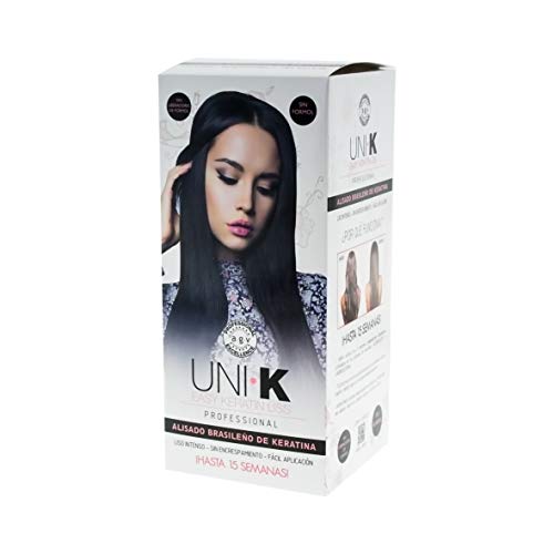 UNI.K Keratin Liss By AGV Kit - Pack Alisado Brasileño con Keratina (Queratina) Profesional sin Formol