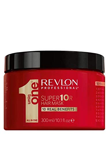 UniqOne Revlon Professional Classico Tratamiento en Spray para Cabello 150 ml y Super10R Mascarilla 300 ml - Pack 300 ml