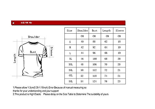 Unisex 3D Imprimió Camisetas de Manga Corta de Colores Personalizada Casual tee Shirt Barra de Labios,XXXL