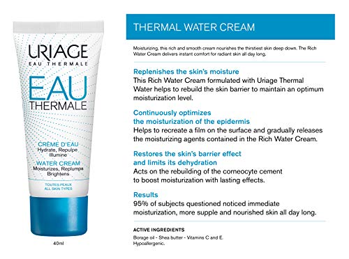 Uriage Eau Thermale ricos agua crema, 40 ml