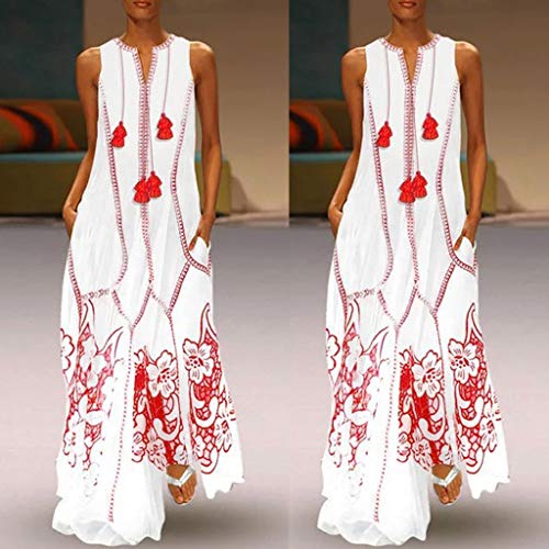 URIBAKY Casual Vestidos Rectos De Verano Mujeres V Cuello Manga Corta Color SóLido Dobladillo Doblado Vestido Largo CóCtel Ligero Y CóModo Ocio Midi Falda