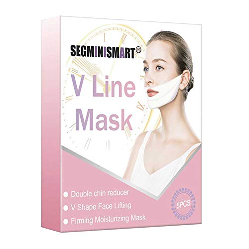 V Line Máscara,Facial Reafirmante Mascarilla,máscara de elevación V para levantamiento de mentón, máscara de elevación intensa de doble capa
