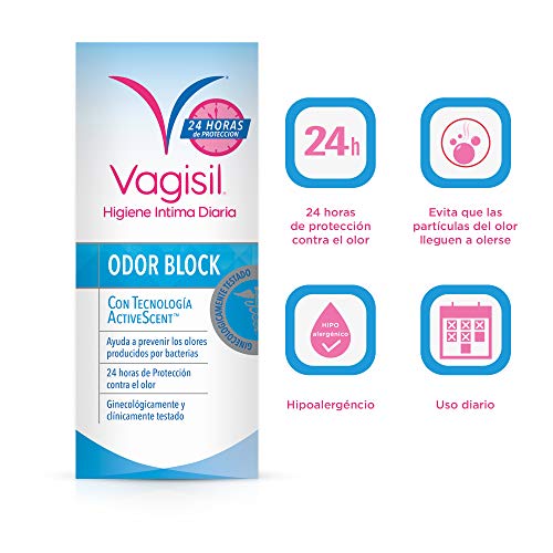 VAGISIL solución higiene íntima odor block bote 2 x 250 ml