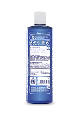 Valquer Profesional Champú Zero Cabellos Lisos. Sin: sal, sulfatos, siliconas, parabenos. 0% volumen. Champú premium. 0% volumen. Con pantenol - 400 ml