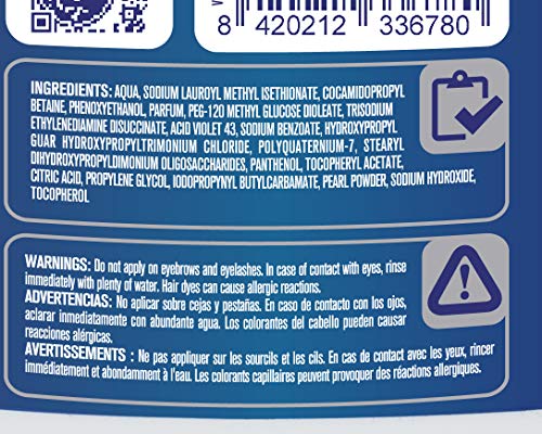 Valquer Profesional Champú Zero Silver Platinum. Sin sulfatos, sal ni siliconas. Cabellos blancos, grises y rubios, 1000 ml