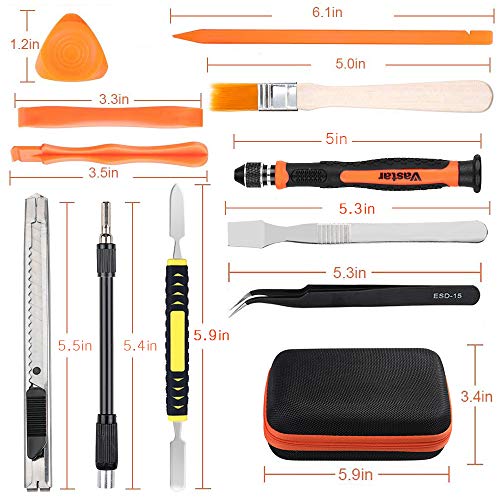 Vastar 68 en 1 Juego de Destornilladores de Precisión - Herramientas de Reparación de Destornilladores Profesional con Bolsa de Almacenamiento de EVA para Juegos, Teléfonos, Computadoras, PC