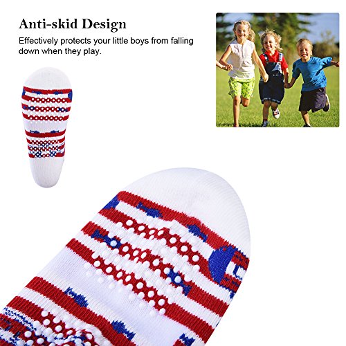 VBIGER 5 pares Niños Calcetines de Invierno Algodón Caliente Antideslizantes Calcetines 3-5 Años