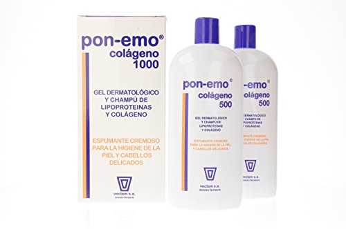 VECTEM S.A. PON-EMO Colágeno Gel-Champú Dermatológico 1000 ml