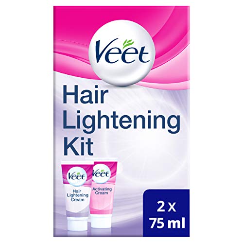 Veet Crema Aligeradora para el Cabello Cara y Cuerpo, 2 x 75 ml