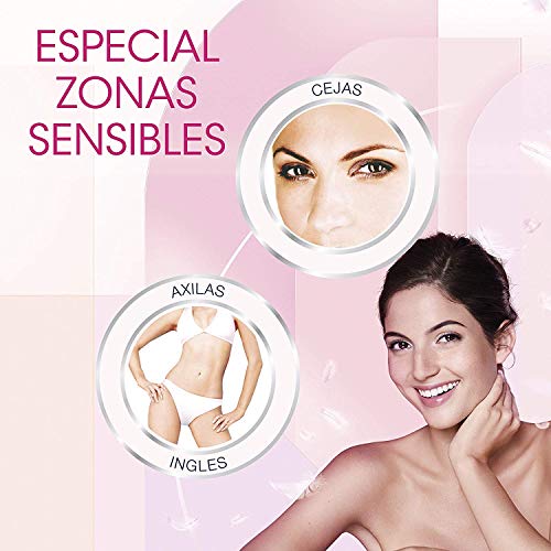 Veet Sensitive Precision - Recortador Eléctrico Depilador Mujer Zonas Sensibles, Bikini, Facial y Axilas, Blanco