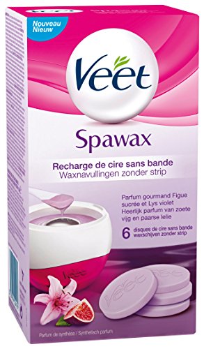 Veet Spawax Recharge de cire - Figue Sucrée et Lys Violet - 6 pièces