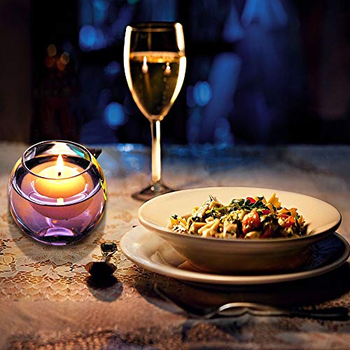 Velas flotantes, impermeables, sin perfume, decoración para fiestas en la piscina, bodas, cenas, 2 pulgadas, 4-6 horas de tiempo de enterrado 24 piezas / paquete