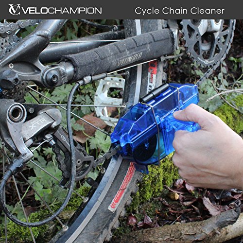 VeloChampion - Aparato para Limpiar Cadenas de Bicicleta - Limpiador - Bike Chain Cleaner