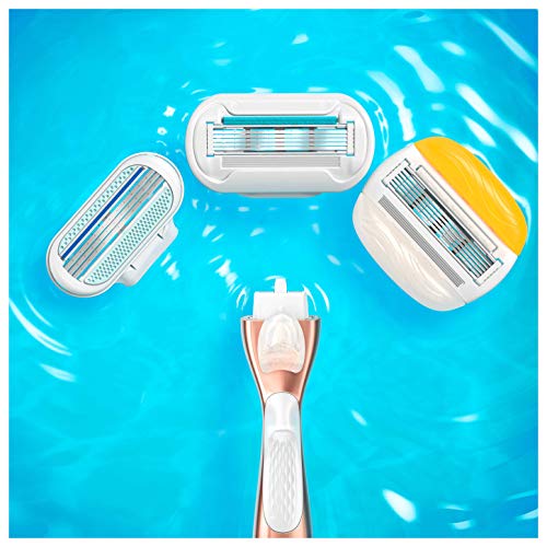 Venus Extra Smooth Sensitive - Maquinilla de afeitar (mango de metal y 2 cuchillas)