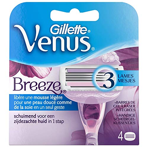 VENUS Gillette Breeze Razor Blades 60 g, Pack de 4 Lames (81640883)