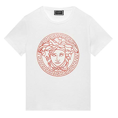 Versace Camiseta con Logotipo de Medusa White 4 Years