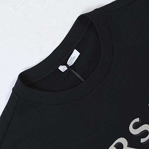 Versace Collection Impresión con el Logotipo Sweatshirt Black Large