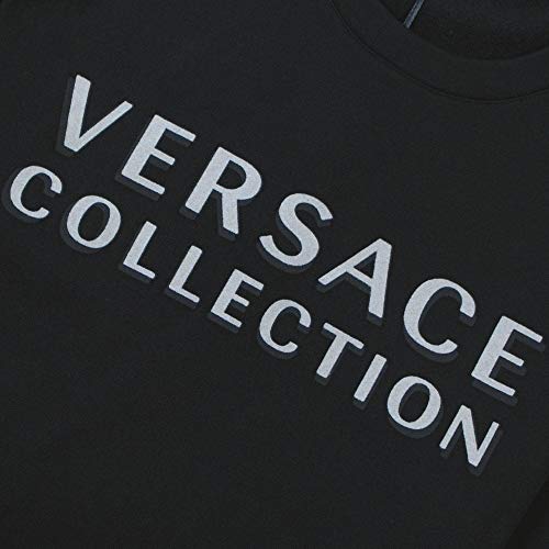 Versace Collection Impresión con el Logotipo Sweatshirt Black Large