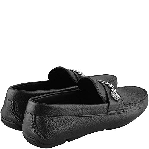 Versace Collection Mocasines de Logotipo de Cadena Versace Collection Medusa Black 6