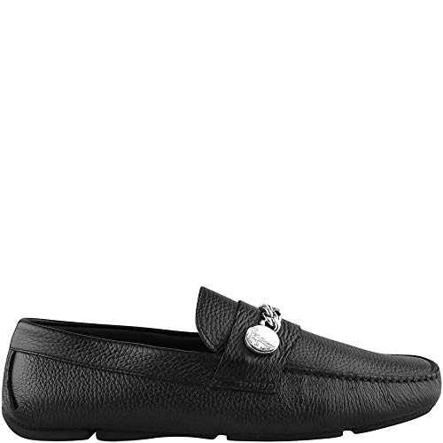 Versace Collection Mocasines de Logotipo de Cadena Versace Collection Medusa Black 6