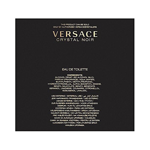 Versace Crystal Noir Agua de Colonia - 50 ml