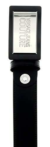 Versace Jeans Couture Belt Cinturón, Negro (Negro 899), 85 para Hombre