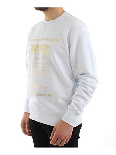 VERSACE JEANS COUTURE Placa de Logotipo Sweatshirt White Large