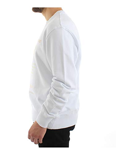 VERSACE JEANS COUTURE Placa de Logotipo Sweatshirt White Large