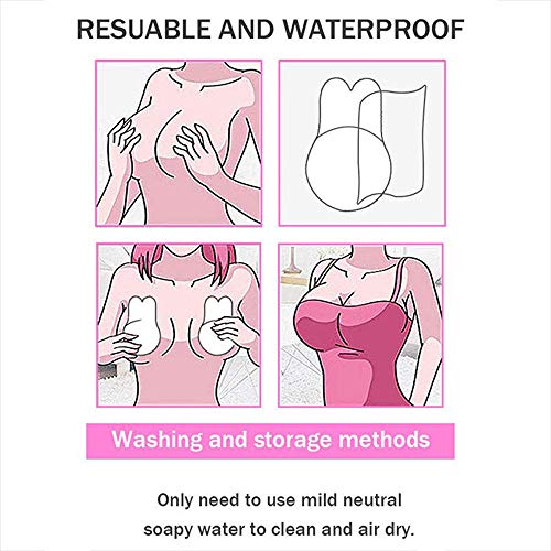 Viccess Sujetador Adhesivo Silicona Sujetador Invisible Push up Sujetador Coneja para Mujer Sostén Cómodo Reutilizable (L(Cup C/D), Beige+Negro)