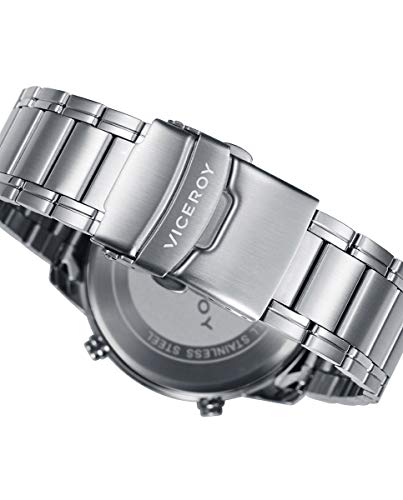Viceroy Caballero. Analógico- Digital. Acero. Esfera Negra.