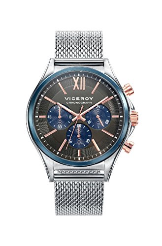 Viceroy Reloj Cronógrafo para Hombre de Cuarzo con Correa en Acero Inoxidable 471111-53