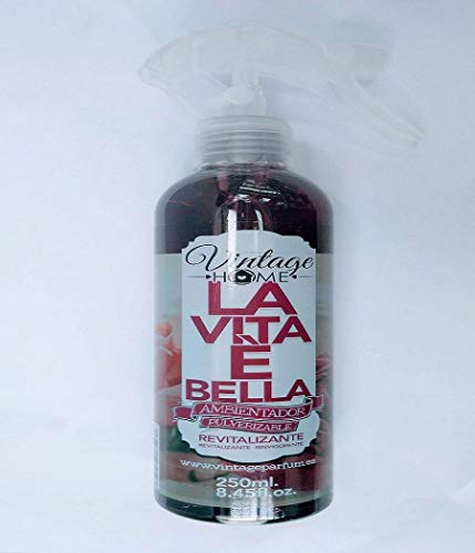 VINTAGE AMBIENTADOR PULVERIZADOR 250 ML LA VIDA ES BELLA