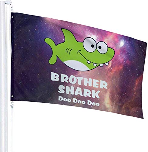Viplili Banderas, Brother Shark Doo Flag: 3x5 FT Flag Tough The Strongest, Longest Lasting Flag National Flag Outdoor Flags