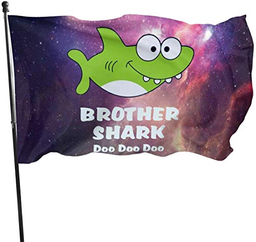 Viplili Banderas, Brother Shark Doo Flag: 3x5 FT Flag Tough The Strongest, Longest Lasting Flag National Flag Outdoor Flags