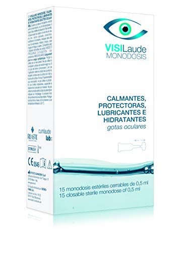 Visilaude MD - Gotas Oculares Calmantes y Protectoras Monodosis - 15 Unidades cerrables, 0'5 ml