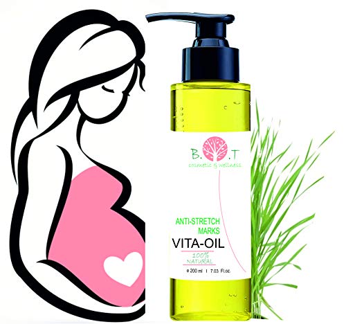 VITA-OIL Embarazo - Aceite Antiestrias 200 ml Efecto reparador y preventivo durable