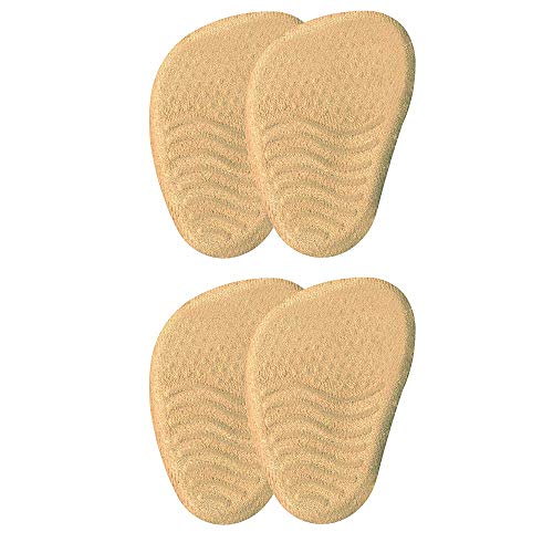 VITAL FOOT - Media Plantilla Gel Piel Zapatos Tacón Dolor Metatarso - 2 Pares