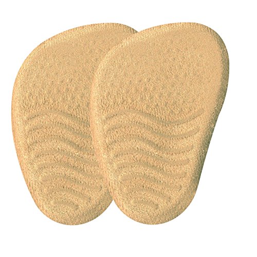 VITAL FOOT - Media Plantilla Gel Piel Zapatos Tacón Dolor Metatarso - 2 Pares