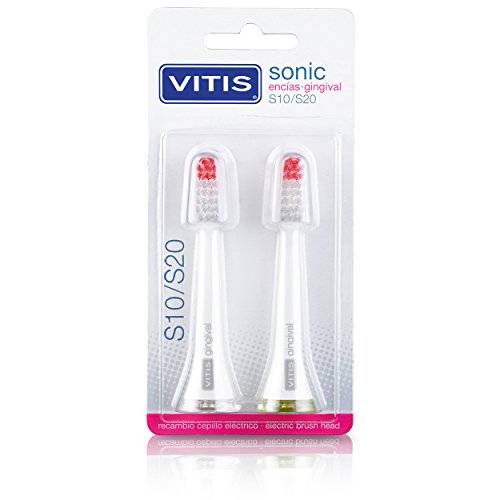 VITIS SONIC Gingival - Cabezales de recambio para cepillo de dientes (2 unidades)